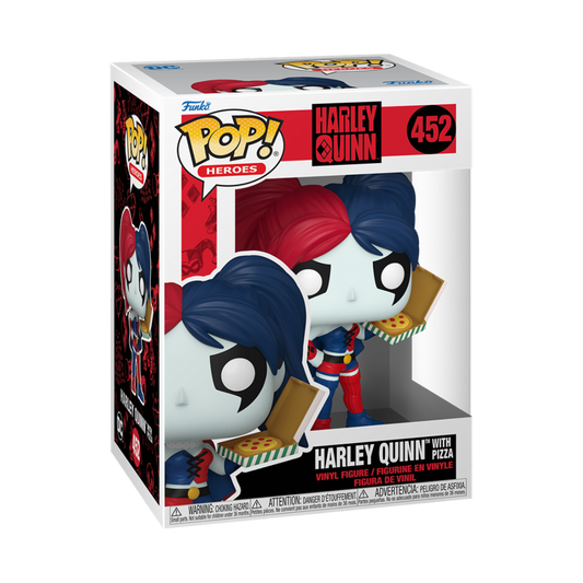 Funko POP! Heroes: DC - Harley w/Pizza Pop!