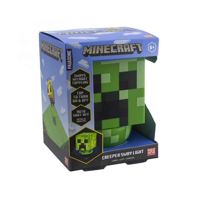 MINECRAFT CREEPER LAMPADA 3D OSCILLANTE Gadget
