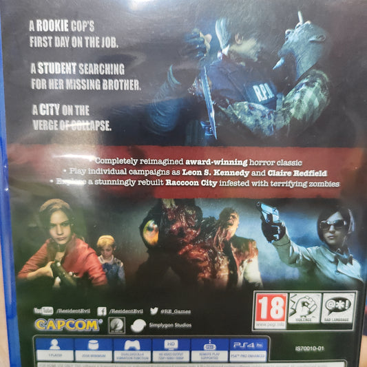 resident evil 2 remake Ps4