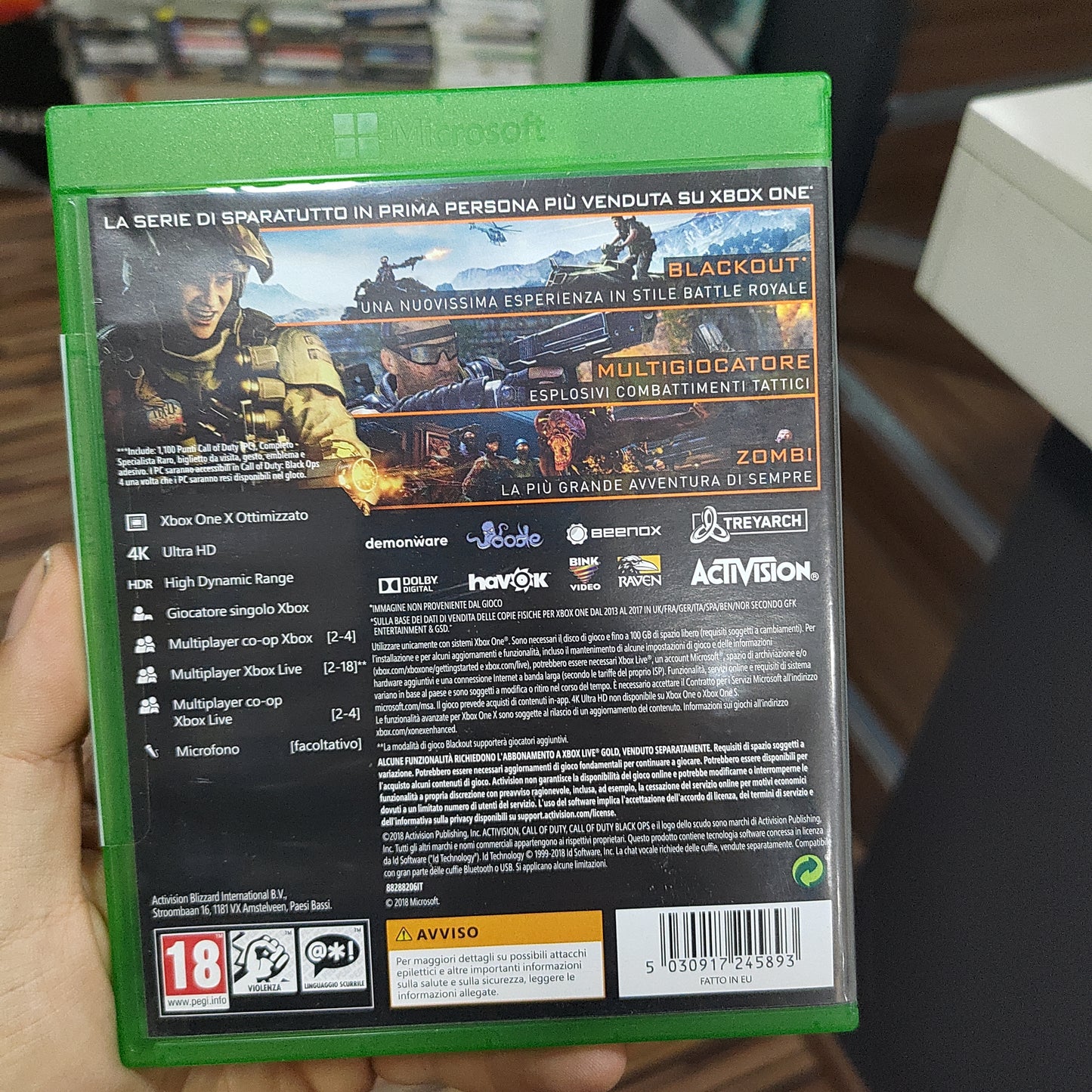 Call of duty black ops 4 xboxone