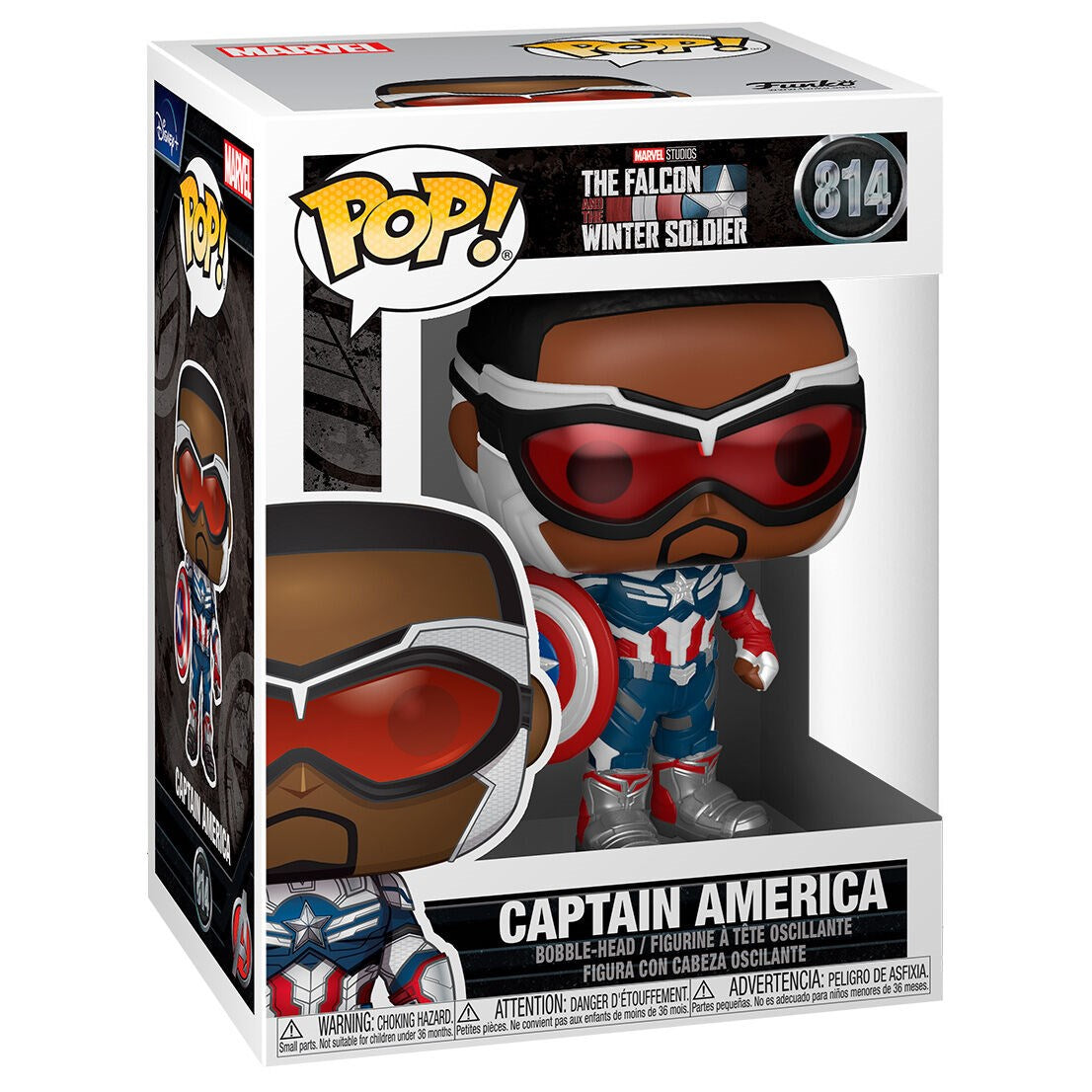 Marvel: The Falcon And The Winter Soldier - 814 Captain America 9Cm Pop