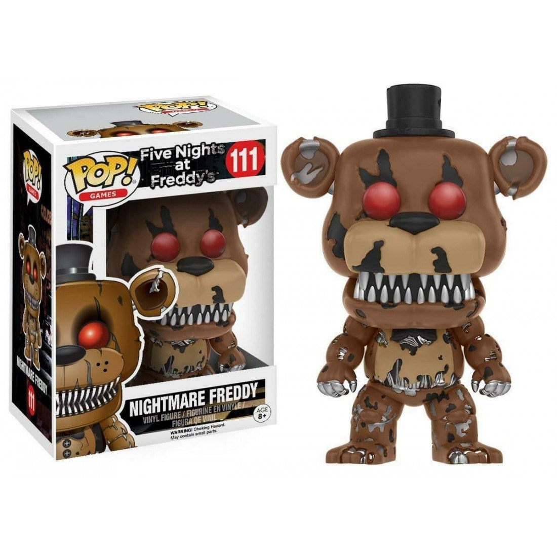 FUNKO POP FIVE NIGHTS AT FREDDY'S - 111 NIGHTMARE FREDDY 9 CM Pop!