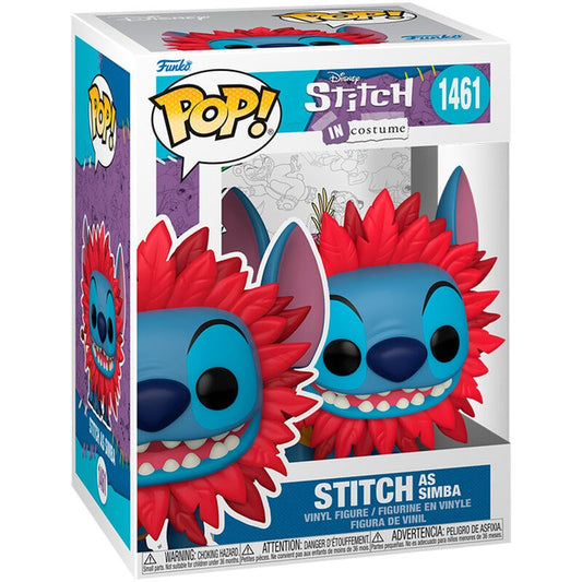 FUNKO POP DISNEY: STITCH COSTUME - SIMBA 9 CM Pop