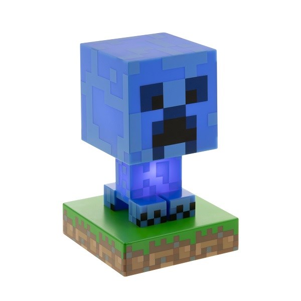MINECRAFT ICON CHARGED CREEPER LAMPADA 3D Gadget