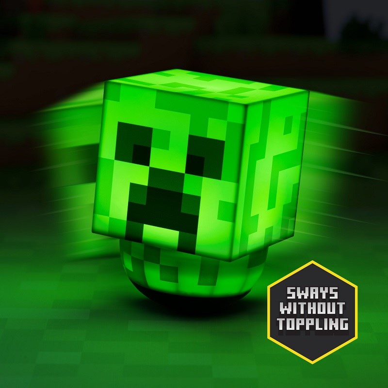 MINECRAFT CREEPER LAMPADA 3D OSCILLANTE Gadget