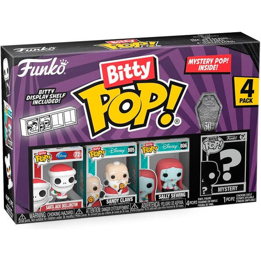 Bitty Pop! 4-Pack: The Nightmare Before Christmas - Santa Jack POP