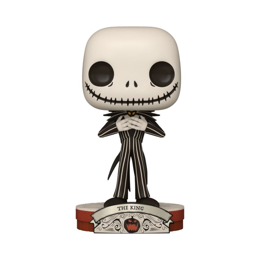 DISNEY: THE NIGHTMARE BEFORE CHRISTMAS - 1401 JACK SKELLINGTON AS THE KING (EXCLUSIVE) 9CM pop