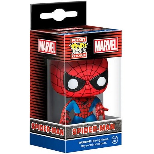 Marvel: Avengers - Portachiavi Spider-Man 4Cm Pop