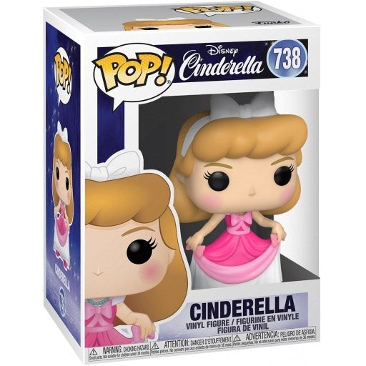 Disney: Cinderella - 738 Cinderella In Pink Dress 9Cm Pop