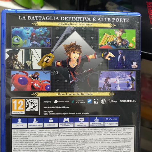 Kingdom Hearts 3 Ps4