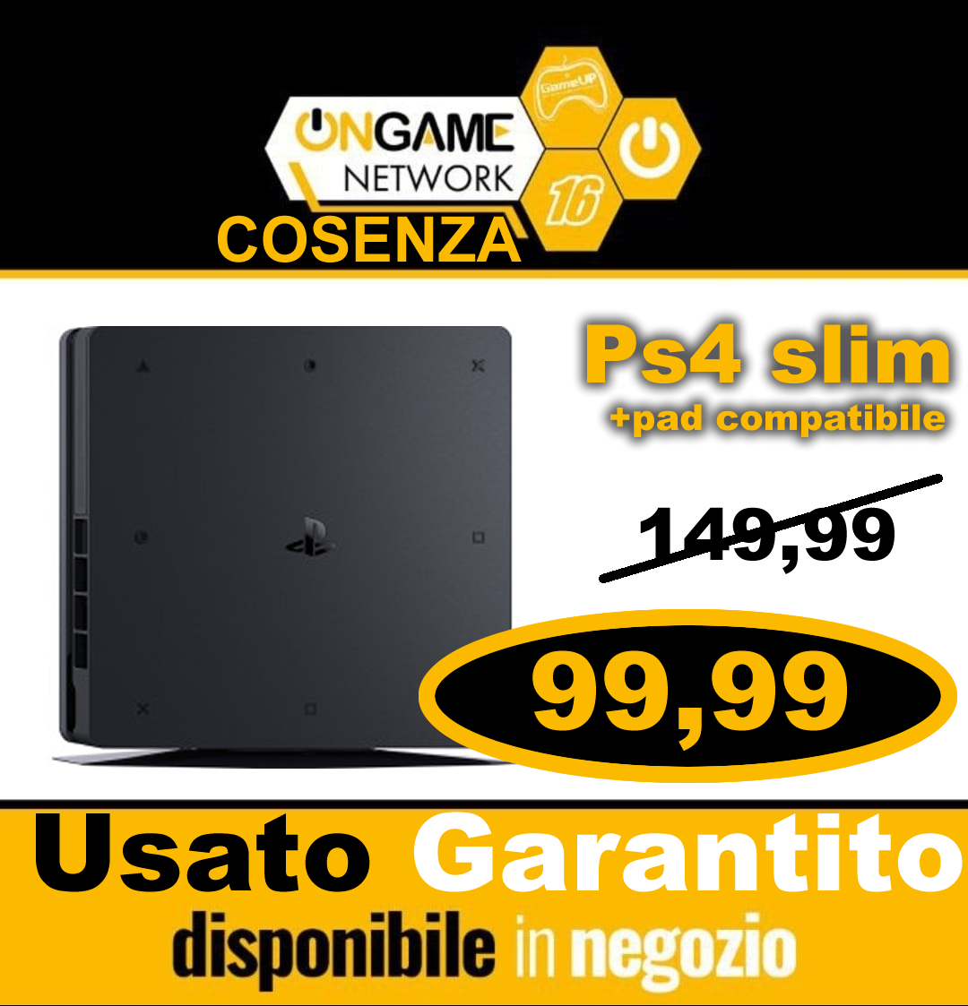 Ps4 Slim Console Usato Garantito