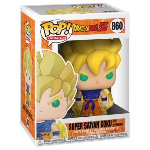 FUNKO POP DRAGON BALL Z - 860 SUPER SAYAN GOKU (FIRST APPEARANCE) 9 CM Pop!