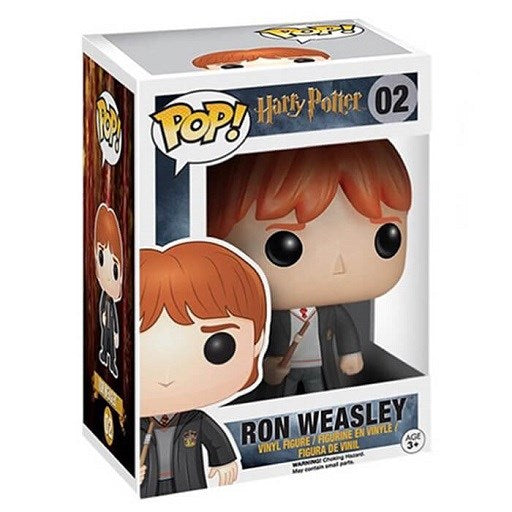 FUNKO POP HARRY POTTER - 02 RON WEASLEY 9 CM Pop!