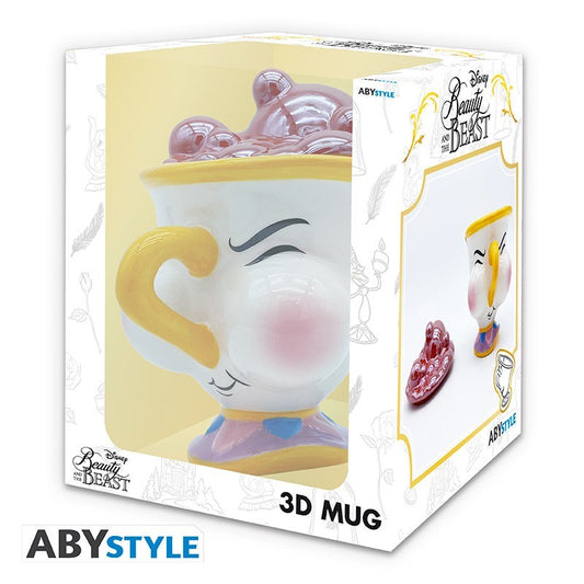 DISNEY: The Beauty & the Beast - Tazza 3D: Chip w/bubbles Gadget