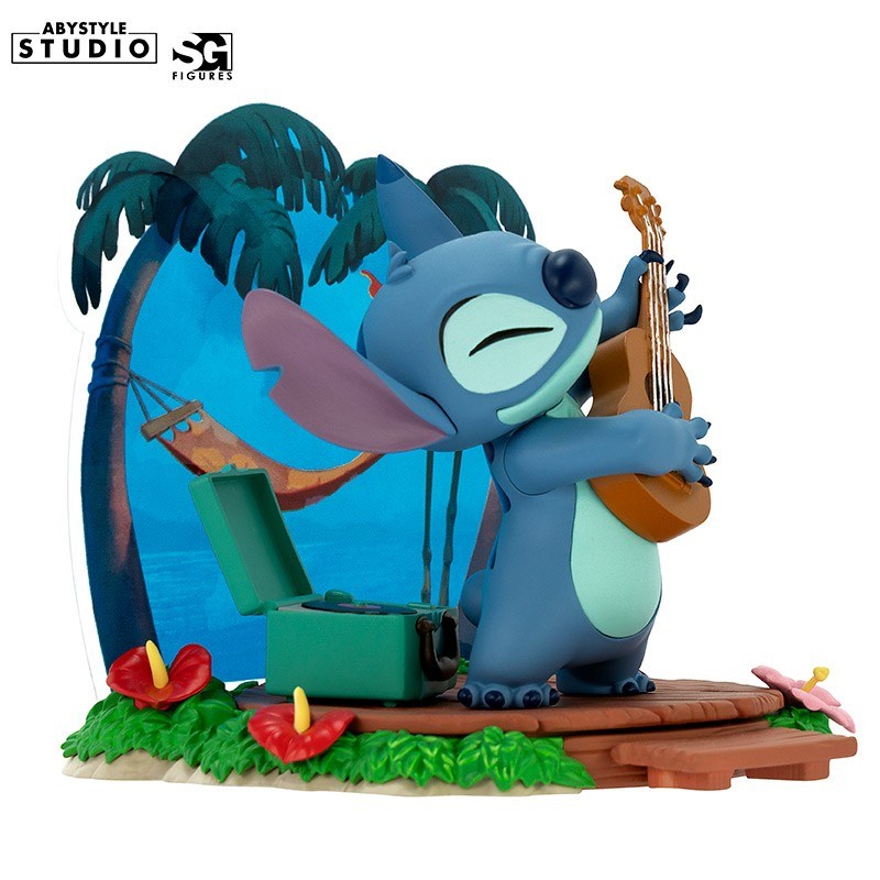 ABYSTYLE DISNEY - "STITCH GUITAR" FIGURE SFC 10 CM Statua