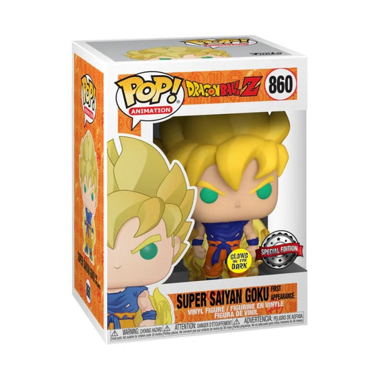 FUNKO POP DRAGON BALL Z - 860 SUPER SAYAN GOKU (EXCLUSIVE) 9 CM Pop!