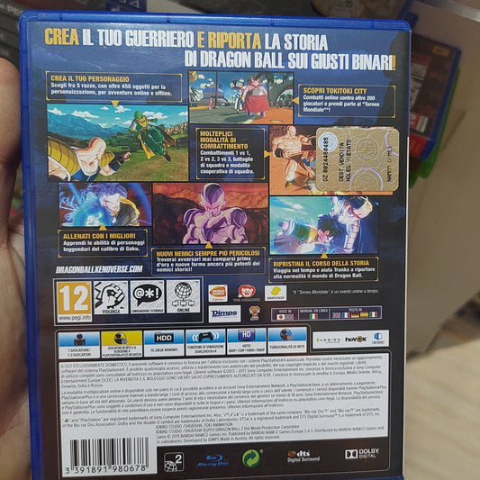 Dragon ball Xenoverse Ps4