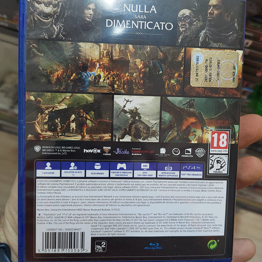 L'ombra della guerra Ps4