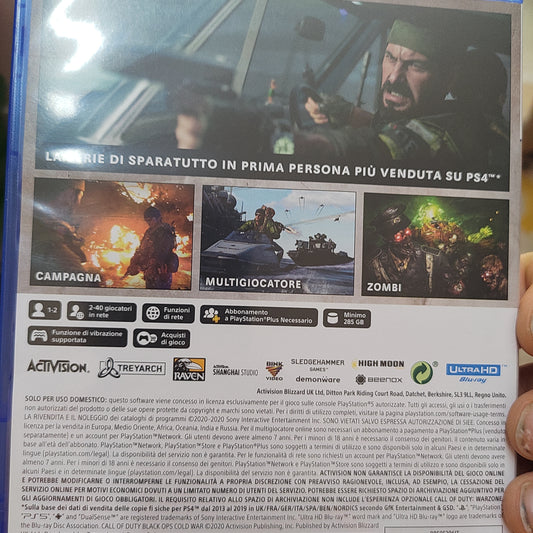 Call Of Duty Black Ops Cold War Ps5