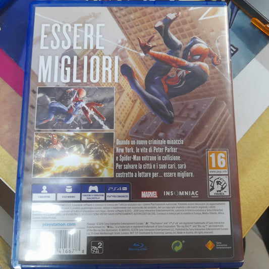 Marvel spiderman Ps4