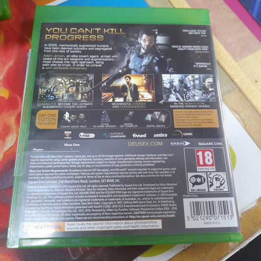 Deus ex mankind divided xboxone
