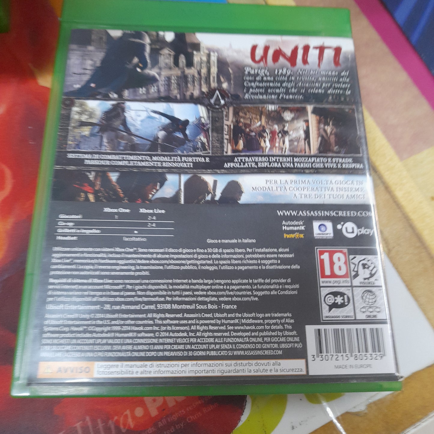 Assassin's creed unity xboxone