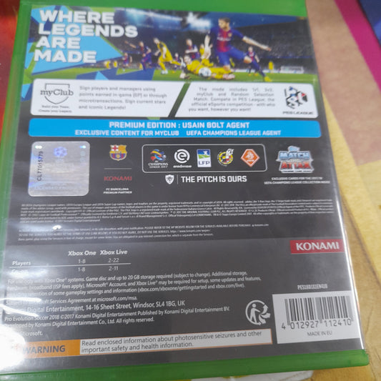 Pes 18 xboxone
