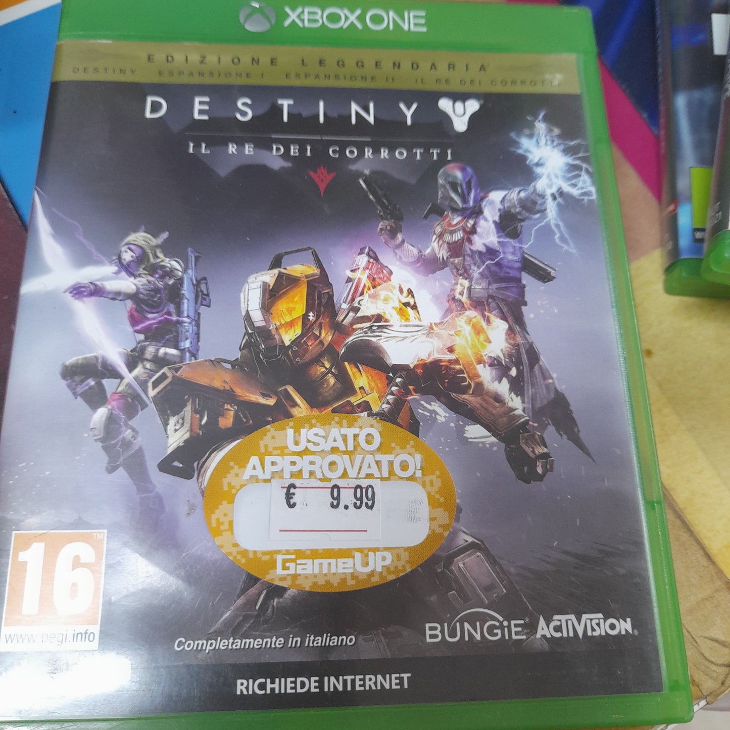 Destiny il re dei corrotti xboxone