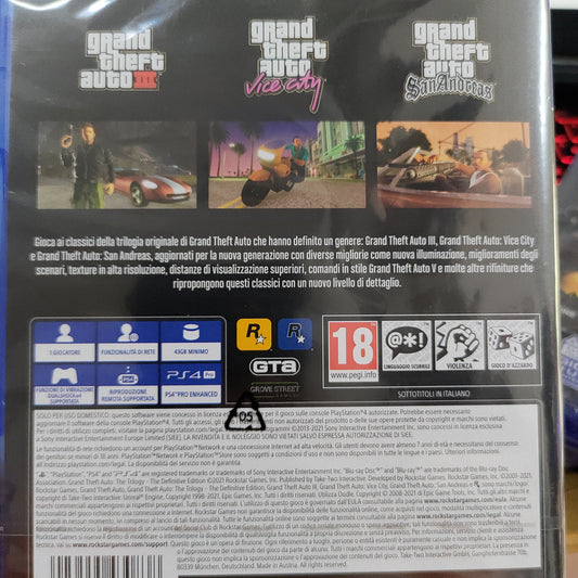 Gran Theft Auto Trilogy Ps4