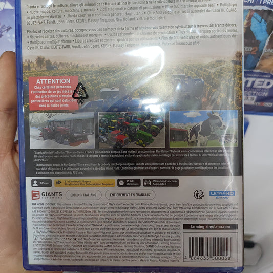 Farmimg Simulator 22 Ps5