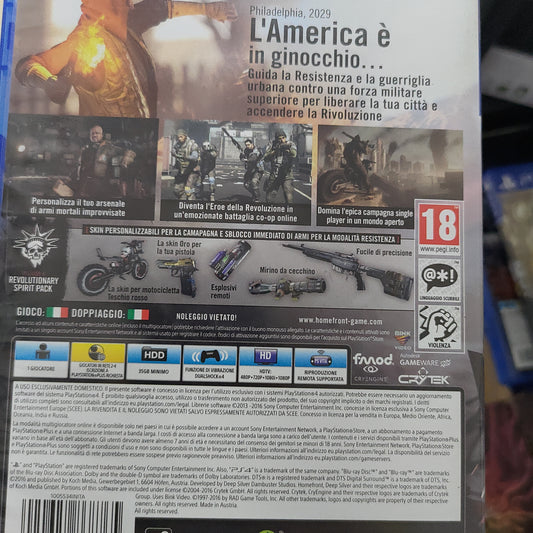 Homefront Revolution Ps4