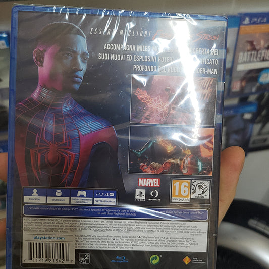 Marvel spiderman miles morales Ps4