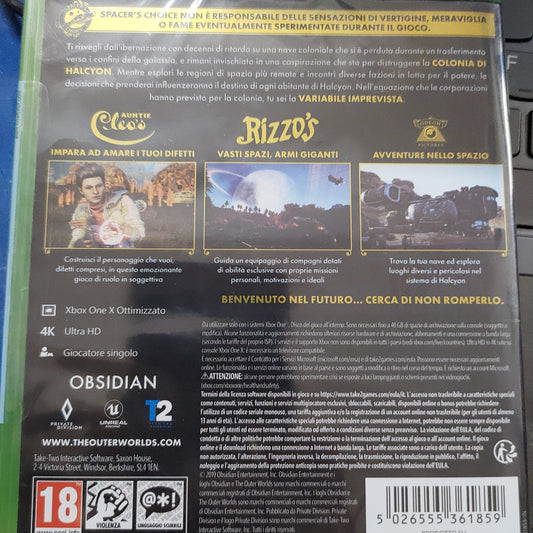 The Outher Worlds xboxone