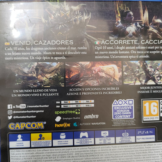 Monster Hunter World Ps4