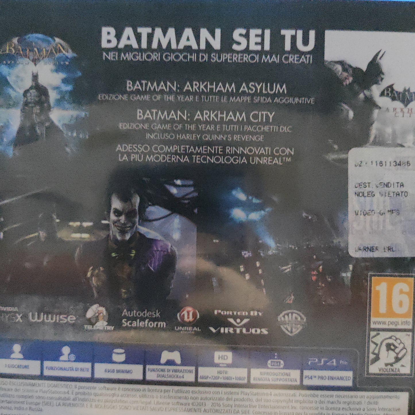 Batman Return To Arkham Ps4