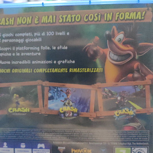 Crash Bandicoot Nsane trilogy Ps4