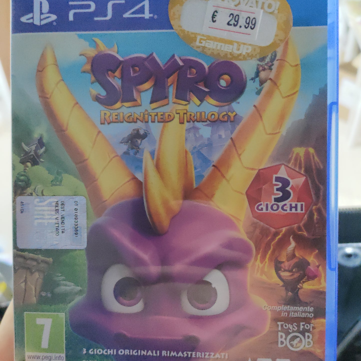 Spyro Reigniyed trilogy Ps4