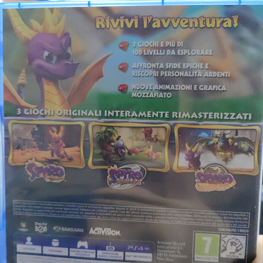 Spyro Reigniyed trilogy Ps4