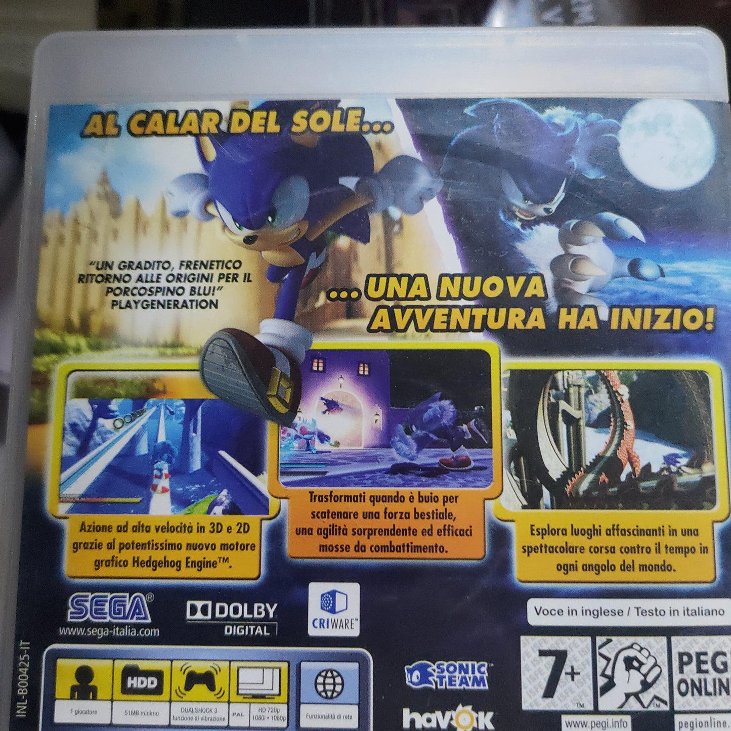 Sonic Unlashed Ps3