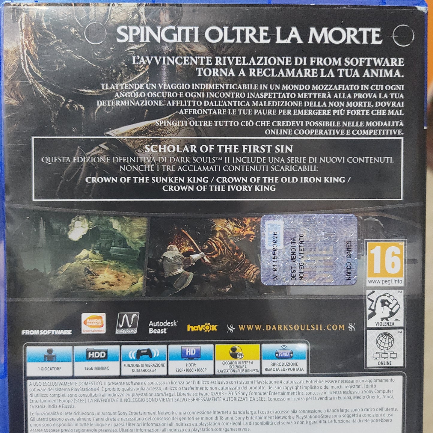 Dark Soul 2 Ps4