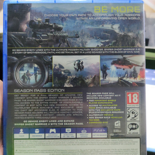 Sniper ghost warrior 3 Ps4