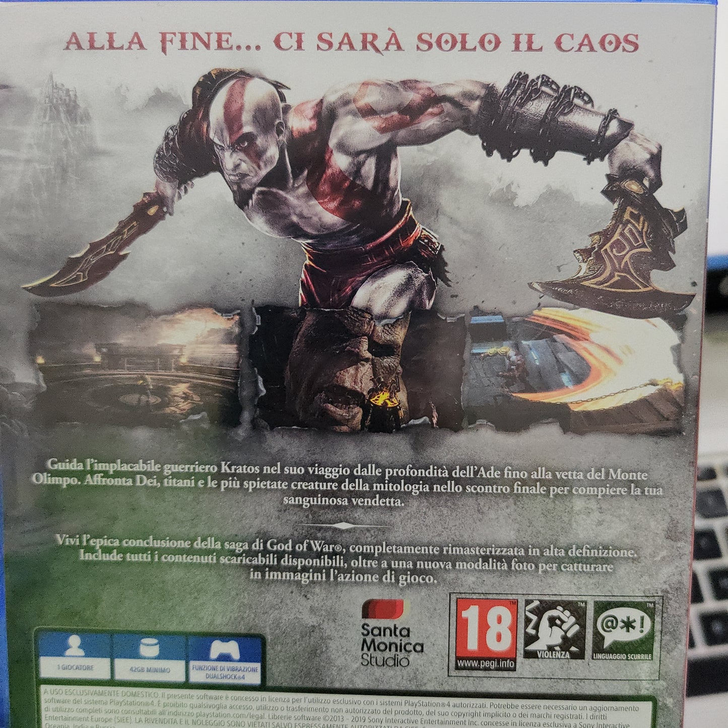 God of War 3 remastered Ps4