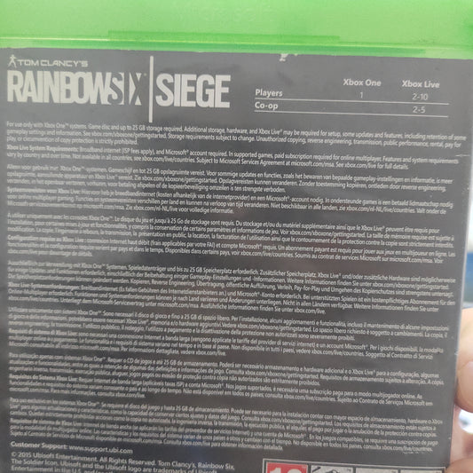 Rainbow six siege xboxone