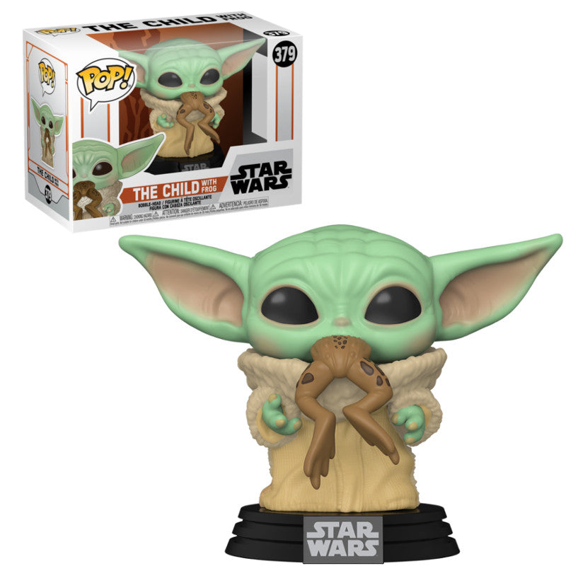 379 The Child w/frog Star Wars: The Mandalorian - 9Cm Pop