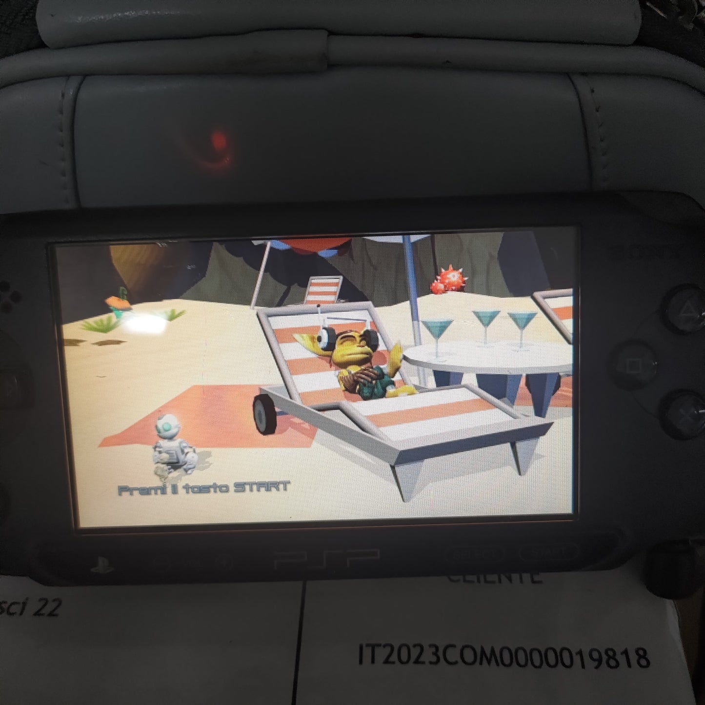 Psp + RatchetAndClank Console