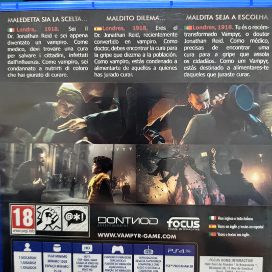Vampyr Ps4
