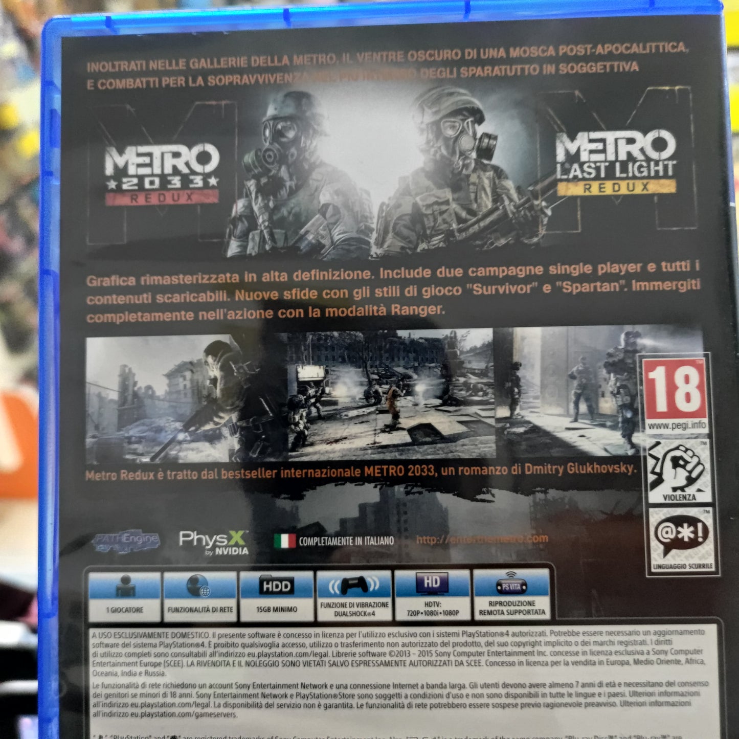 Metro Redux Ps4