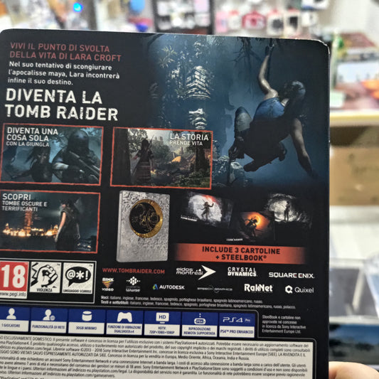 Shadow tomb raider steelbook Ps4