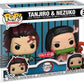Demon Slayer - 2 Pack Tanjiro & Nezuko 9Cm Pop
