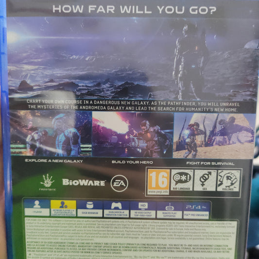 Mass Effect Andromeda Ps4